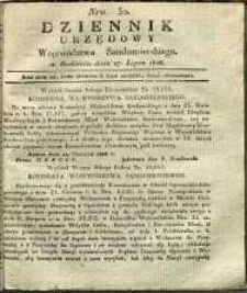 Dziennik Urzędowy Województwa Sandomierskiego, 1828, nr 30