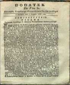Dziennik Urzędowy Województwa Sandomierskiego, 1828, nr 31, dod.