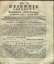Dziennik Urzędowy Województwa Sandomierskiego, 1828, nr 32