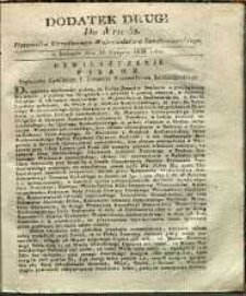 Dziennik Urzędowy Województwa Sandomierskiego, 1828, nr 32, dod. II