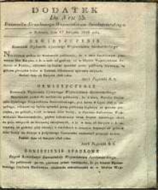 Dziennik Urzędowy Województwa Sandomierskiego, 1828, nr 33, dod.