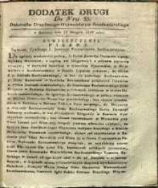 Dziennik Urzędowy Województwa Sandomierskiego, 1828, nr 35, dod. II