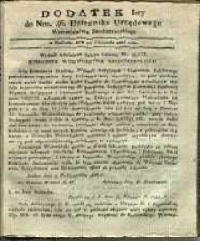 Dziennik Urzędowy Województwa Sandomierskiego, 1828, nr 46, dod. I
