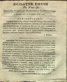 Dziennik Urzędowy Województwa Sandomierskiego, 1828, nr 46, dod. II