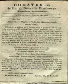Dziennik Urzędowy Województwa Sandomierskiego, 1828, nr 47, dod. I