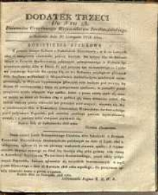 Dziennik Urzędowy Województwa Sandomierskiego, 1828, nr 48, dod. III