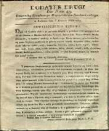 Dziennik Urzędowy Województwa Sandomierskiego, 1828, nr 49, dod. II