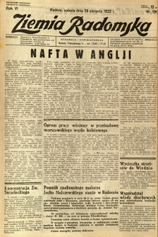 Ziemia Radomska, 1933, R. 6, nr 194