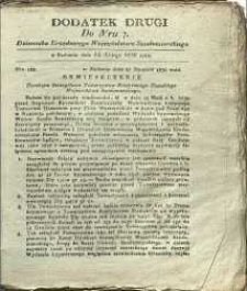 Dziennik Urzędowy Województwa Sandomierskiego, 1830, nr 7, dod. II
