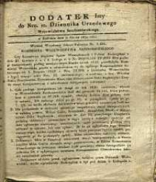 Dziennik Urzędowy Województwa Sandomierskiego, 1830, nr 10, dod. I