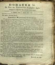 Dziennik Urzędowy Województwa Sandomierskiego, 1830, nr 12, dod. III