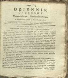 Dziennik Urzędowy Województwa Sandomierskiego, 1830, nr 14