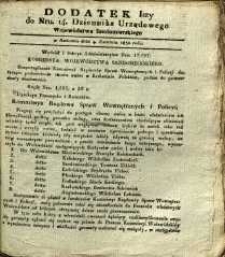 Dziennik Urzędowy Województwa Sandomierskiego, 1830, nr 14, dod. I