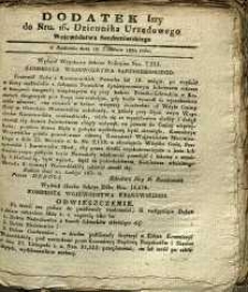 Dziennik Urzędowy Województwa Sandomierskiego, 1830, nr 16, dod. I