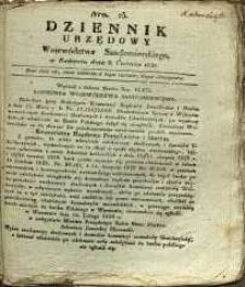 Dziennik Urzędowy Województwa Sandomierskiego, 1830, nr 23