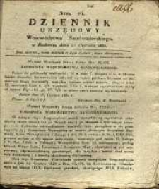 Dziennik Urzędowy Województwa Sandomierskiego, 1830, nr 26