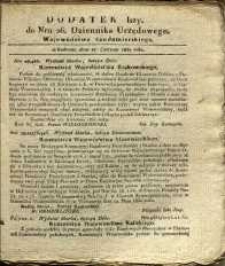 Dziennik Urzędowy Województwa Sandomierskiego, 1830, nr 26, dod. I