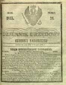 Dziennik Urzędowy Gubernii Radomskiej, 1855, nr 34