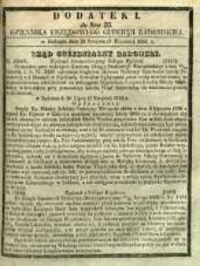 Dziennik Urzędowy Gubernii Radomskiej, 1855, nr 35, dod. I