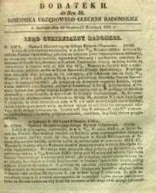Dziennik Urzędowy Gubernii Radomskiej, 1855, nr 36, dod. II