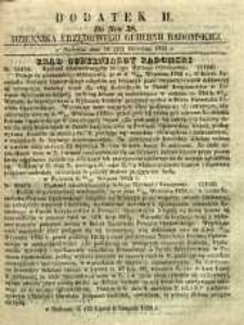 Dziennik Urzędowy Gubernii Radomskiej, 1855, nr 38, dod. II