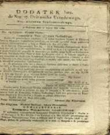 Dziennik Urzędowy Województwa Sandomierskiego, 1830, nr 27, dod. I