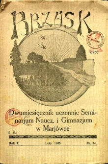 Brzask: Dwumiesięcznik uczennic Seminarium Nauczycielskiego w Mariówce, 1936, R. 10, nr 34