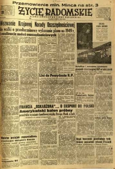 Życie Radomskie, 1949, nr 83