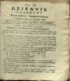 Dziennik Urzędowy Województwa Sandomierskiego, 1830, nr 34