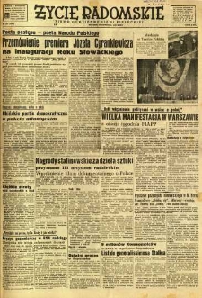 Życie Radomskie, 1949, nr 101