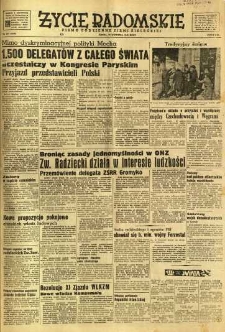 Życie Radomskie, 1949, nr 107