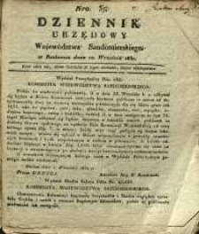 Dziennik Urzędowy Województwa Sandomierskiego, 1830, nr 37