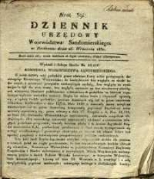 Dziennik Urzędowy Województwa Sandomierskiego, 1830, nr 39
