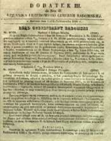 Dziennik Urzędowy Gubernii Radomskiej, 1855, nr 41, dod. III