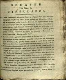 Cyrkularz, 1830, nr 6, dod.