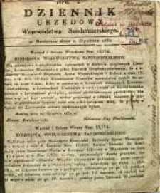 Dziennik Urzędowy Województwa Sandomierskiego, 1832, nr 1