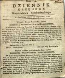 Dziennik Urzędowy Województwa Sandomierskiego, 1832, nr 4