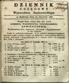 Dziennik Urzędowy Województwa Sandomierskiego, 1832, nr 5