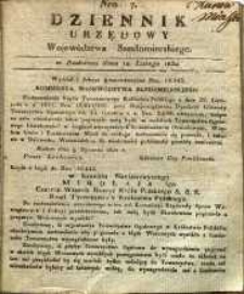 Dziennik Urzędowy Województwa Sandomierskiego, 1832, nr 7