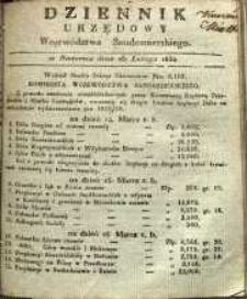 Dziennik Urzędowy Województwa Sandomierskiego, 1832, nr 9