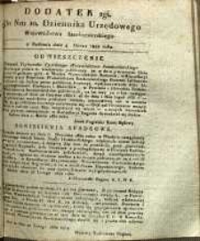 Dziennik Urzędowy Województwa Sandomierskiego, 1832, nr 10, dod. II