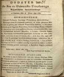 Dziennik Urzędowy Województwa Sandomierskiego, 1832, nr 12, dod. II