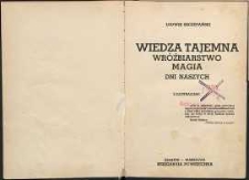 Wiedza tajemna wróżbiarstwo magia naszych czasów