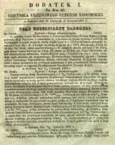 Dziennik Urzędowy Gubernii Radomskiej, 1855, nr 49, dod. I