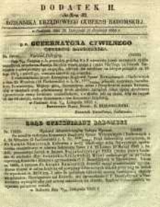 Dziennik Urzędowy Gubernii Radomskiej, 1855, nr 49, dod. II