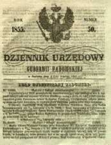 Dziennik Urzędowy Gubernii Radomskiej, 1855, nr 50