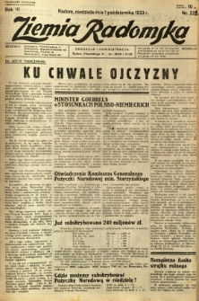 Ziemia Radomska, 1933, R. 6, nr 225