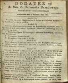 Dziennik Urzędowy Województwa Sandomierskiego, 1832, nr 15, dod. II