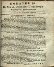 Dziennik Urzędowy Województwa Sandomierskiego, 1832, nr 15, dod. III