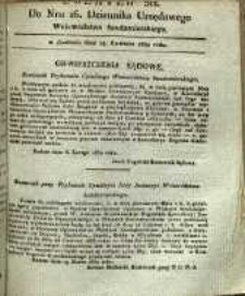 Dziennik Urzędowy Województwa Sandomierskiego, 1832, nr 16, dod. III
